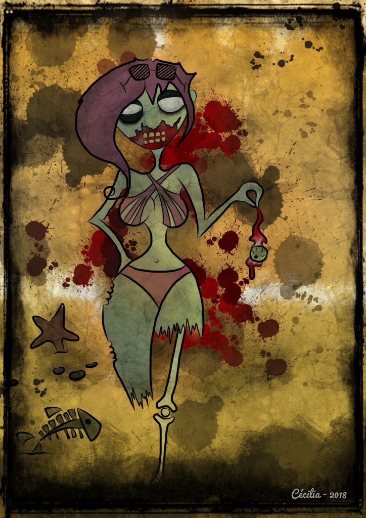 illustration-zombie-plage-oeil